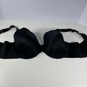 Catherines‎ Intimates Black Full Coverage Bra Womens Size 44D